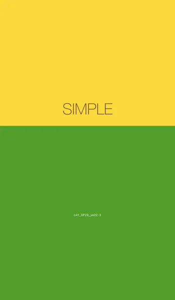 [LINE着せ替え] o41_26_イエロー2-3の画像1