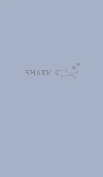 [LINE着せ替え] SHARK -dustyblue gray-の画像1