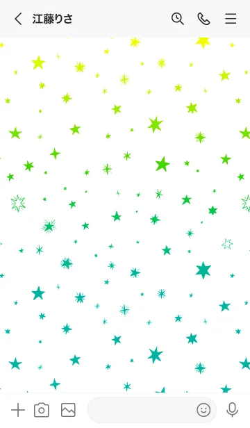 [LINE着せ替え] ミニ スターズ 010の画像3