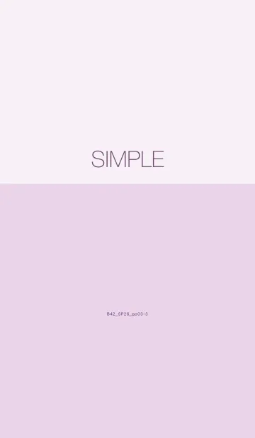 [LINE着せ替え] B42.26_パープル3-3の画像1