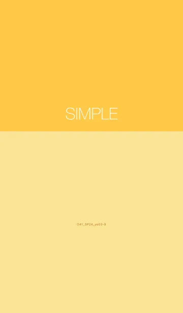 [LINE着せ替え] O41_24_イエロー3-9の画像1