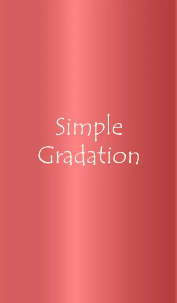 [LINE着せ替え] Simple Gradation -GlossyRed 5-の画像1