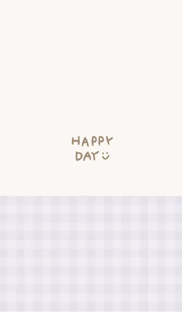 [LINE着せ替え] 無地ギンガムチェックパープル5の画像1