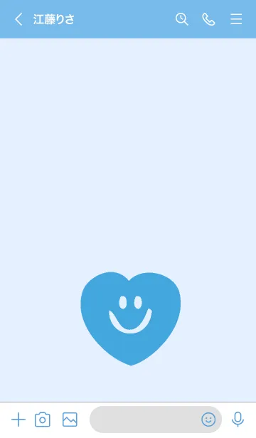 [LINE着せ替え] スマイル ハート _22の画像3