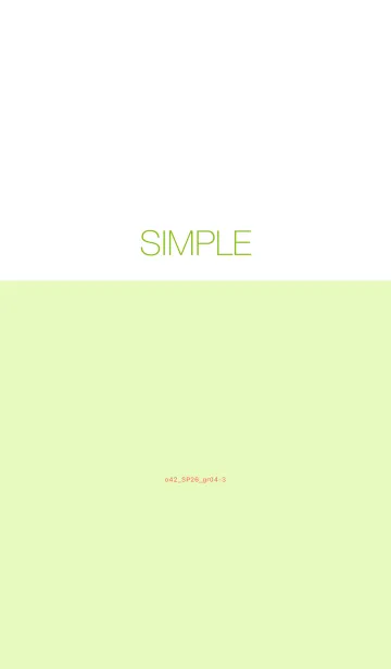 [LINE着せ替え] o42_26_グリーン4-3の画像1