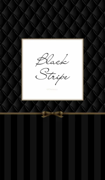 [LINE着せ替え] Black Stripeの画像1