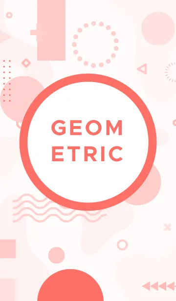 [LINE着せ替え] Geometric Circle Pastel 1.5の画像1