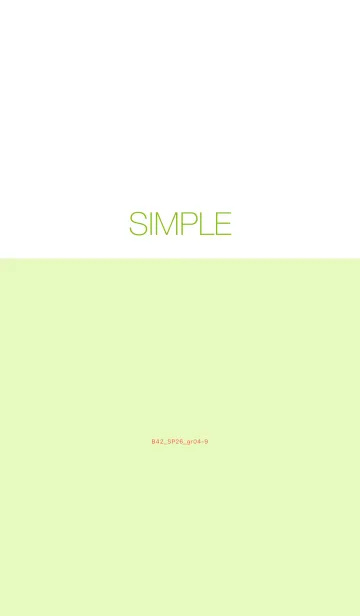 [LINE着せ替え] B42.26_グリーン4-9の画像1