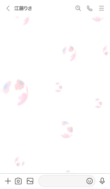 [LINE着せ替え] knitted bag -cherry color-006の画像3