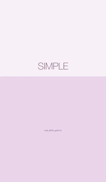 [LINE着せ替え] o42_26_パープル3-6の画像1