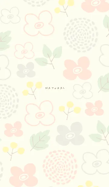 [LINE着せ替え] 花 芽吹き イエロー4の画像1