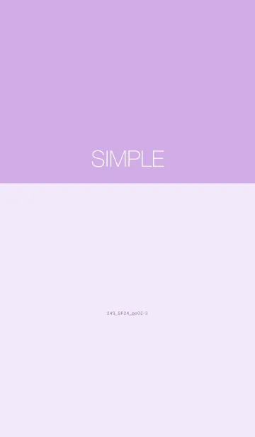 [LINE着せ替え] 243.24_パープル2-3の画像1
