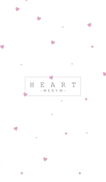 [LINE着せ替え] HEART-Pink.MEKYM 5の画像1