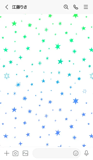 [LINE着せ替え] ミニ スターズ 013の画像3