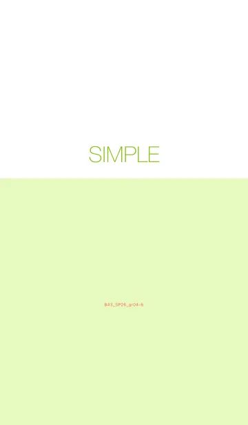 [LINE着せ替え] B43.26_グリーン4-6の画像1