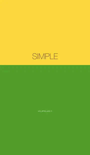 [LINE着せ替え] o43_26_イエロー2-3の画像1