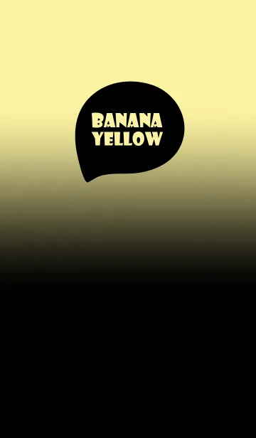 Black & Banana Yellow Theme (JP)の着せ替えメイン画像
