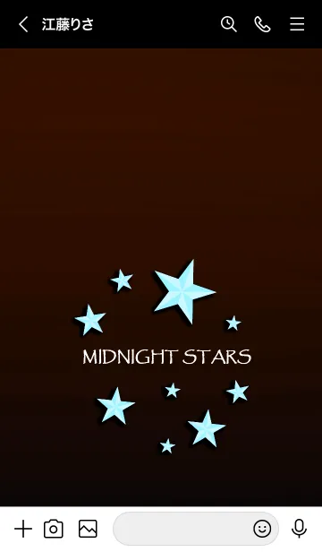 [LINE着せ替え] ミッドナイトスターズ 07の画像3