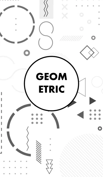 [LINE着せ替え] Flat Geometric 7.7の画像1