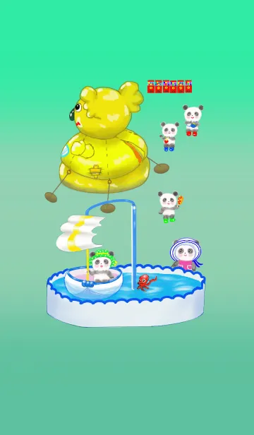 [LINE着せ替え] デパート屋上お子様ランドの画像1