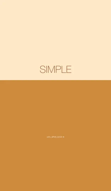 [LINE着せ替え] o43_26_ブラウン4-6の画像1