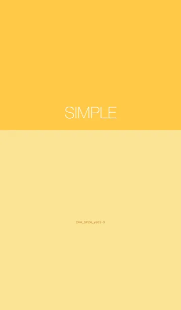 [LINE着せ替え] 244.24_イエロー3-3の画像1