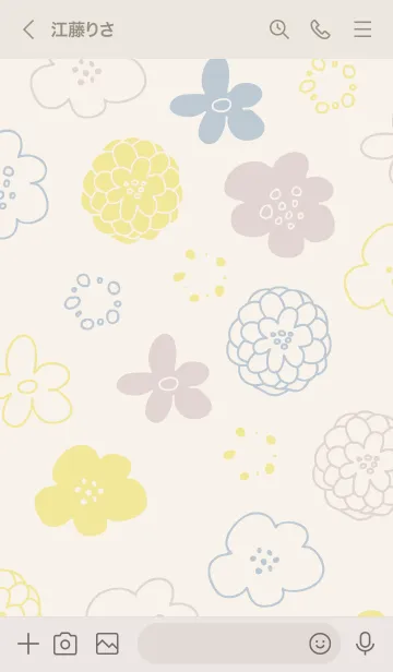 [LINE着せ替え] 花 シック6の画像3