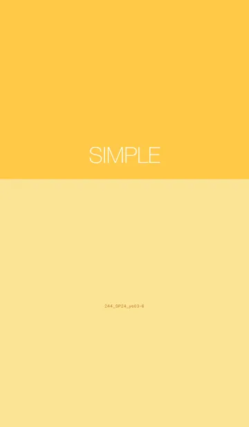 [LINE着せ替え] 244.24_イエロー3-6の画像1