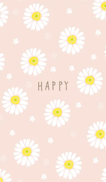 [LINE着せ替え] 白いガーベラ6の画像1