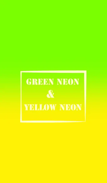 [LINE着せ替え] Neon Green & Neon Yellow  Theme (JP)の画像1