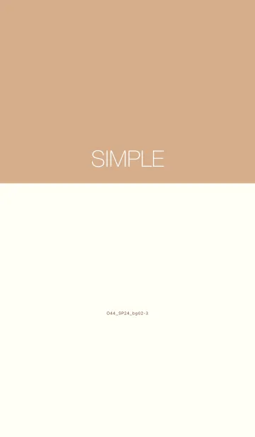 [LINE着せ替え] O44_24_ベージュ2-3の画像1