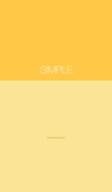 [LINE着せ替え] O44_24_イエロー3-3の画像1