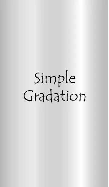 [LINE着せ替え] Simple Gradation -Silver 3-の画像1