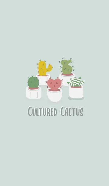 [LINE着せ替え] Cultured cactus 2 2.1 +の画像1