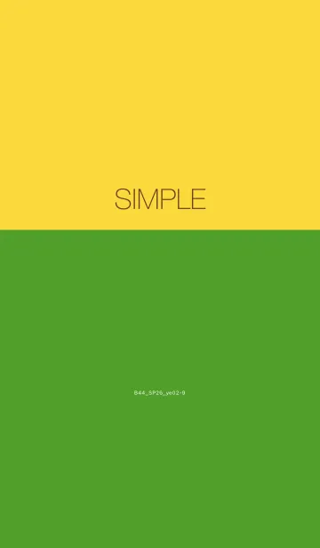 [LINE着せ替え] B44.26_イエロー2-9の画像1