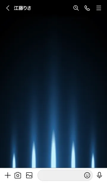 [LINE着せ替え] MILORI BLUE LIGHT 2の画像3