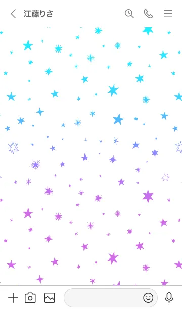 [LINE着せ替え] ミニ スターズ 014の画像3