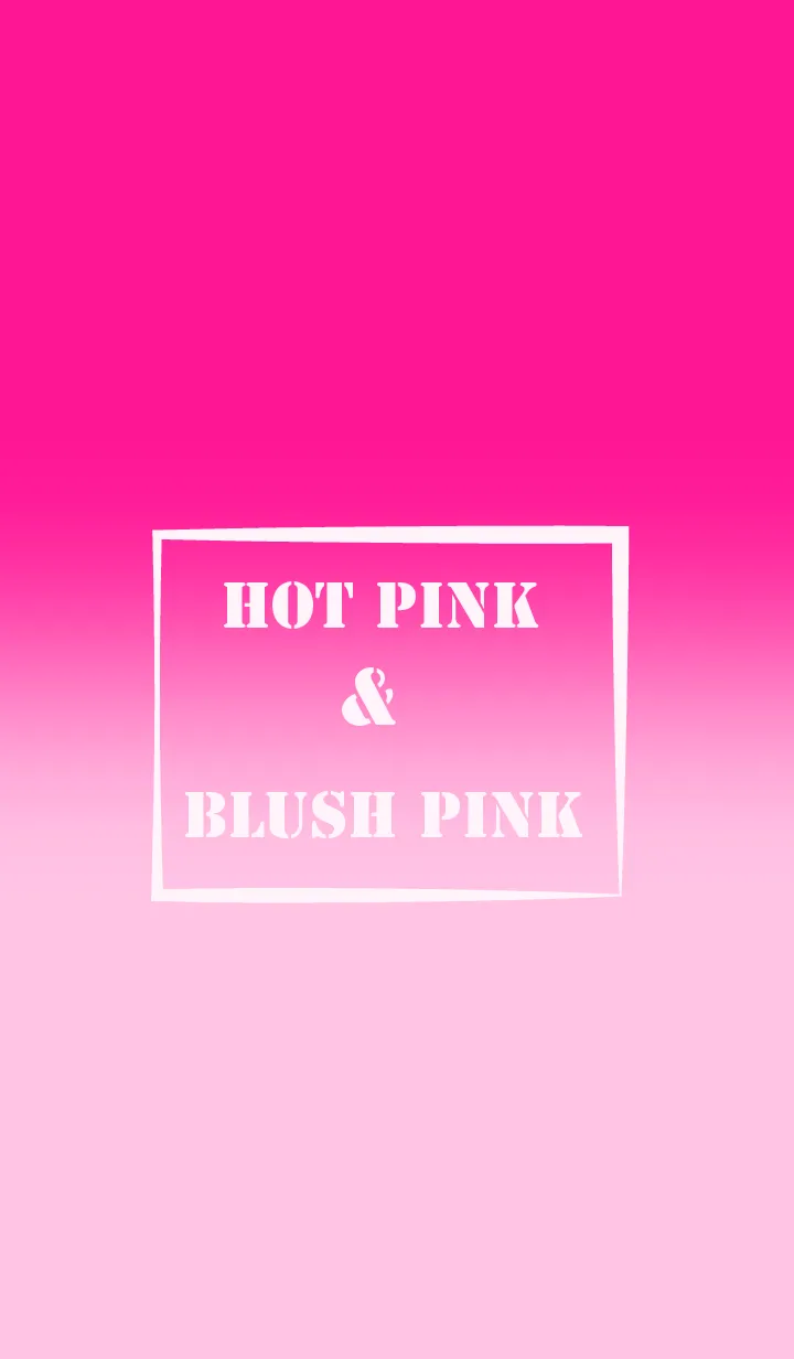 [LINE着せ替え] Hot Pink & Blush Pink  Theme (JP)の画像1