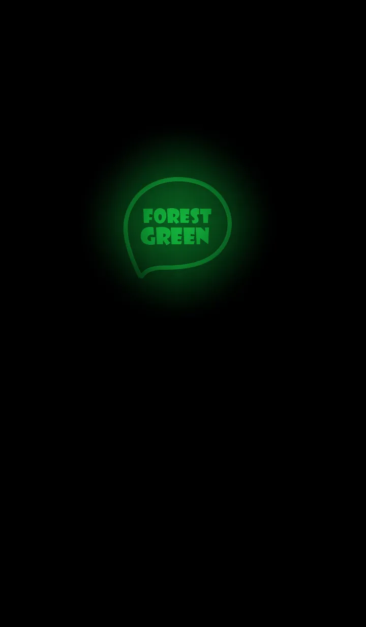 [LINE着せ替え] Forest Green Neon Theme Ver.7 (JP)の画像1