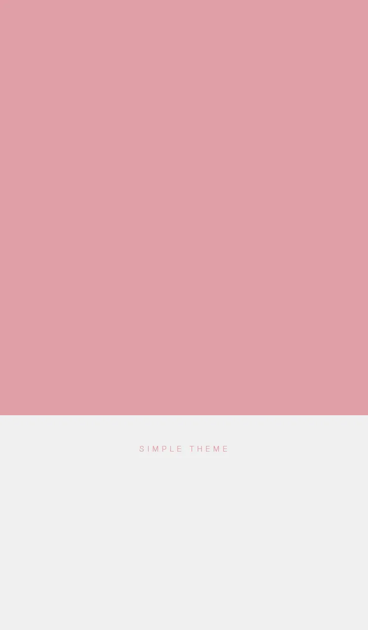 [LINE着せ替え] Simple / Theme / Pink x Light Grayの画像1