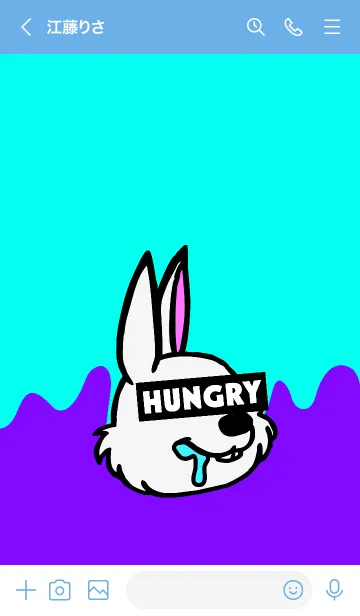 [LINE着せ替え] ハングリーラビット 13の画像3