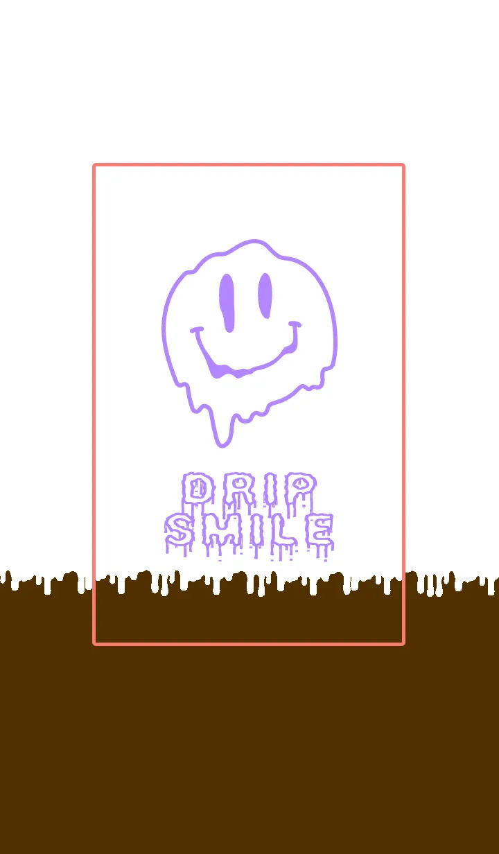 [LINE着せ替え] ドリップ スマイル 68の画像1