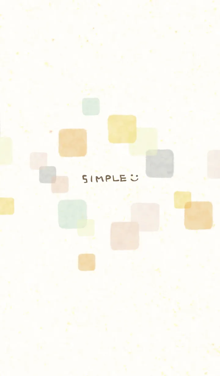 [LINE着せ替え] 水彩 暖かい色 四角17の画像1