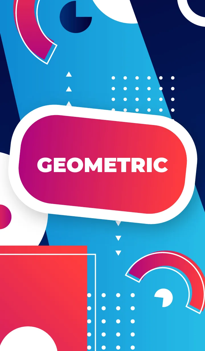 [LINE着せ替え] Geometric Gradientの画像1