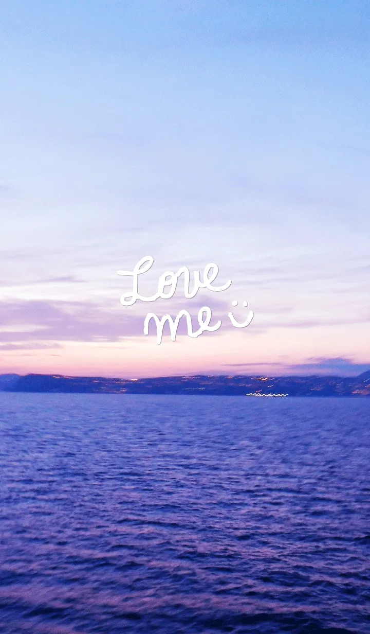 [LINE着せ替え] 夕日 スマイル22の画像1