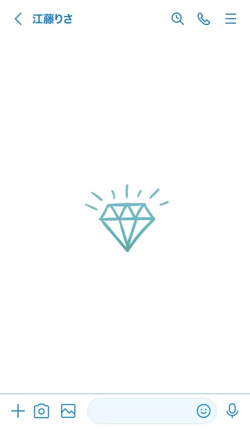 [LINE着せ替え] ダイヤ グラデーション 19の画像3