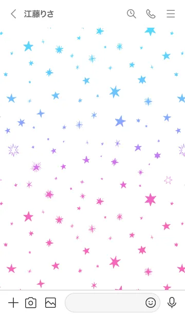 [LINE着せ替え] ミニ スターズ 015の画像3