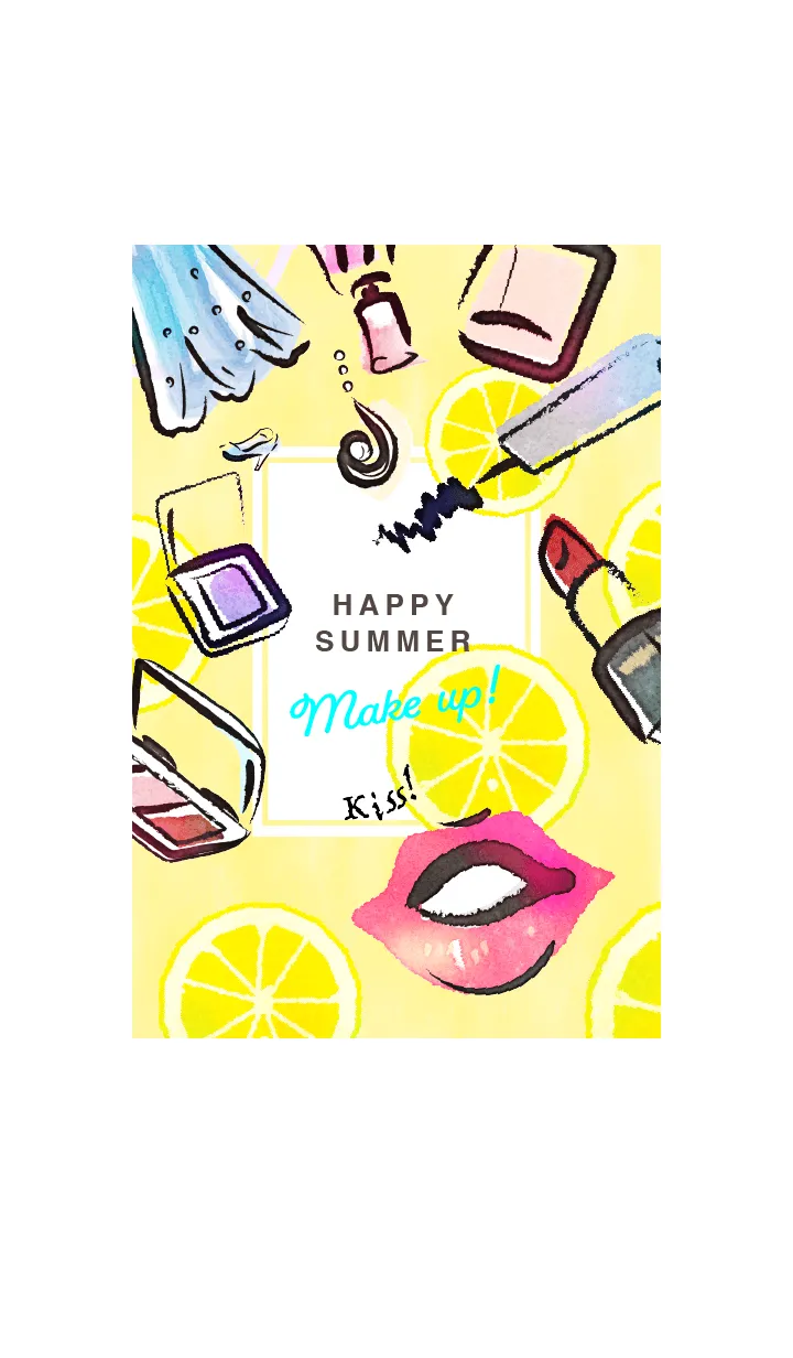 [LINE着せ替え] HAPPY SUMMER MAKE UP！ 2の画像1