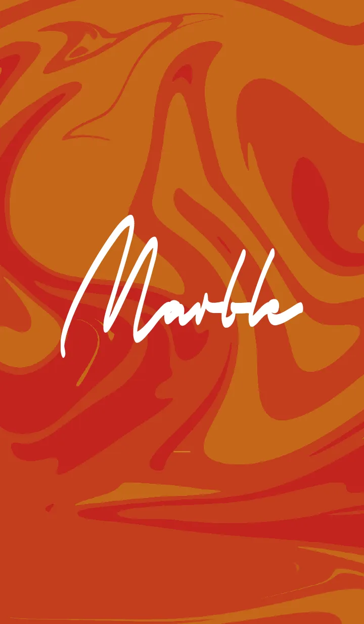 [LINE着せ替え] オレンジ : マーブルの画像1