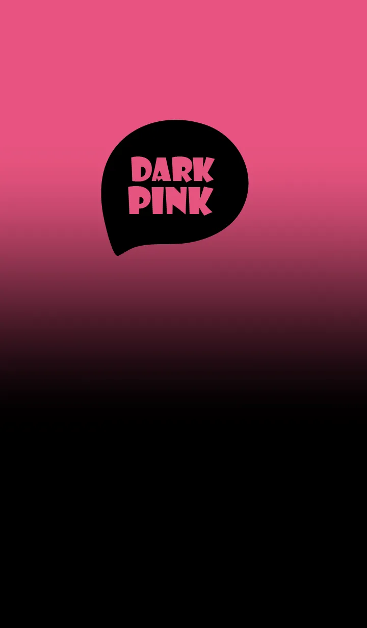 [LINE着せ替え] Black & Dark Pink Theme (JP)の画像1